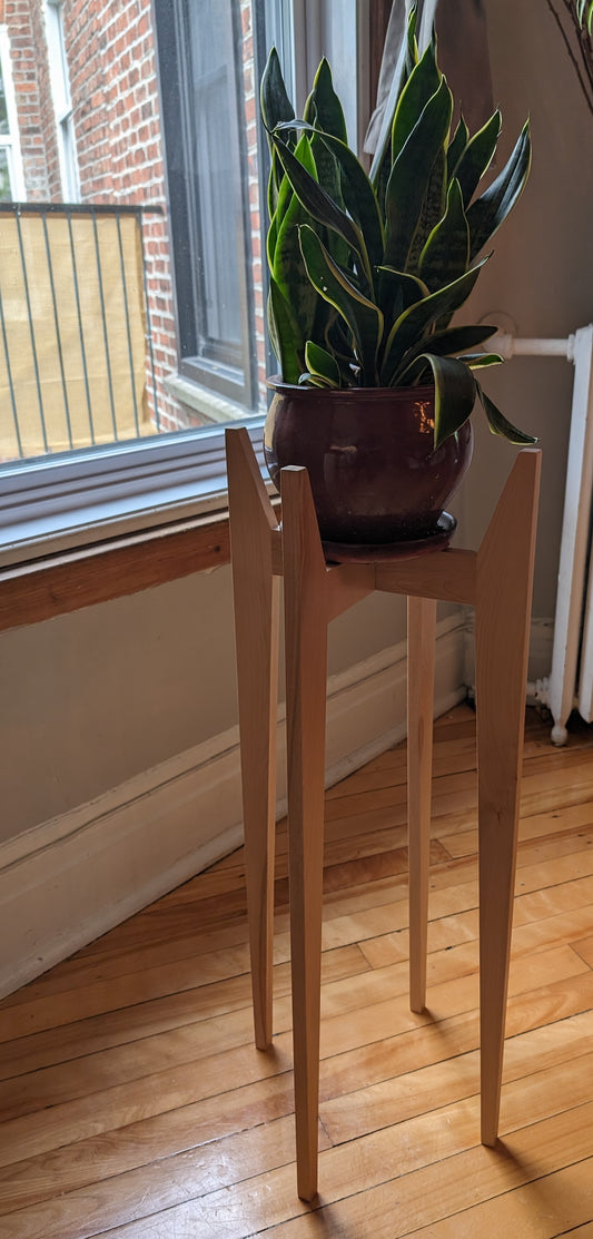 Plant Stand In Solid Maple